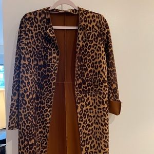 Zara Cheetah Print Blazer